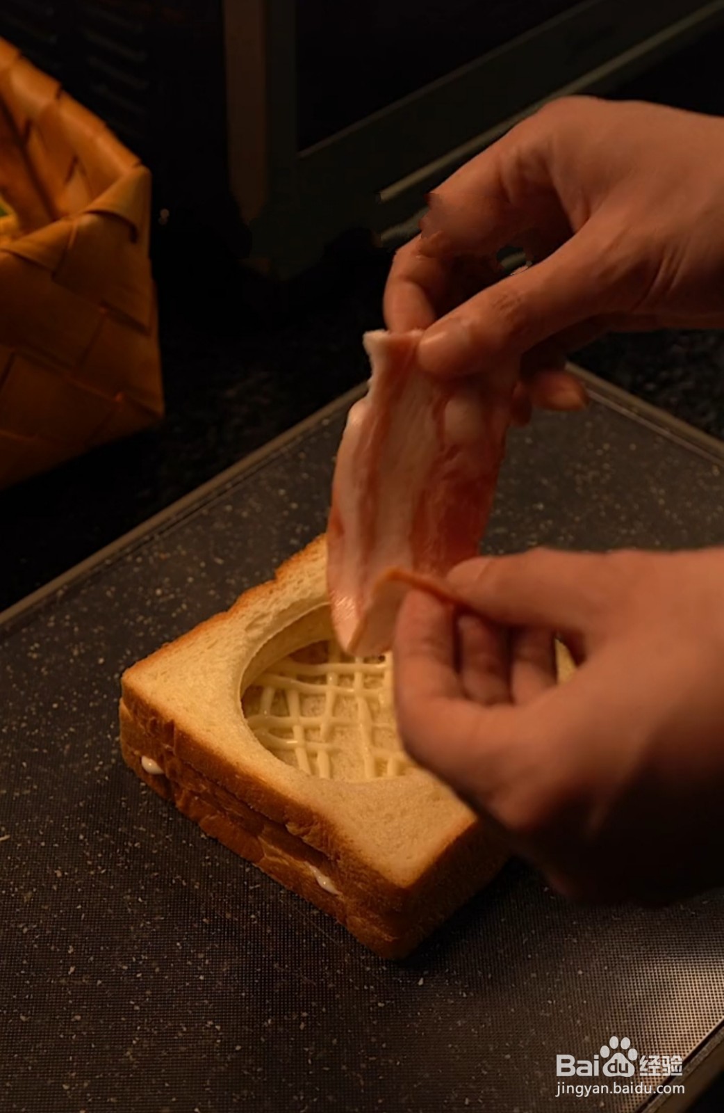 #新人打卡#波洛尼肠吐司