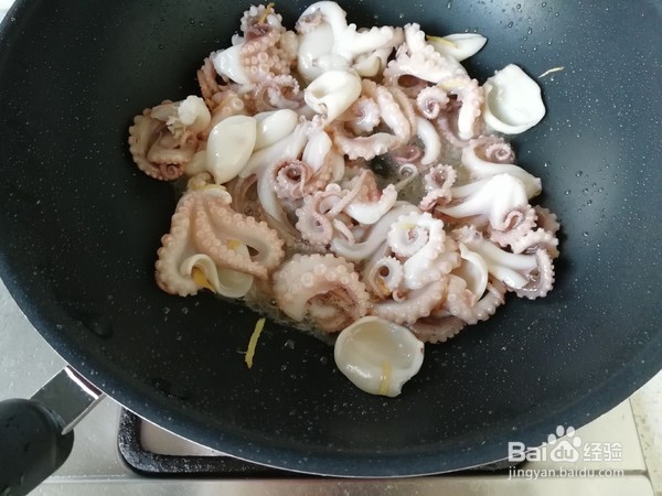 怎样做青蒜炒八爪鱼