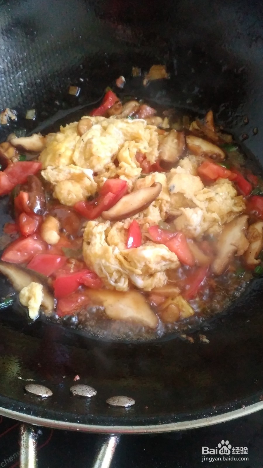 鲜鸡蛋炒香菇的美味做法