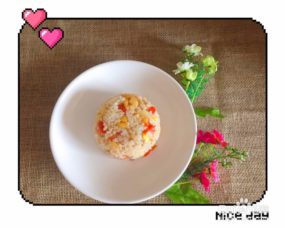 秀色掩今古 炒饭羞玉颜之五彩水果炒饭