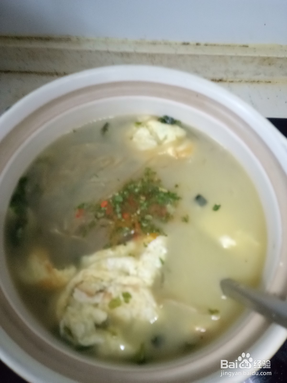 紫菜鸡蛋粉条汤