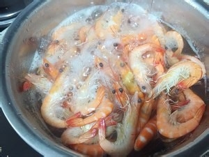 百香果柠檬虾