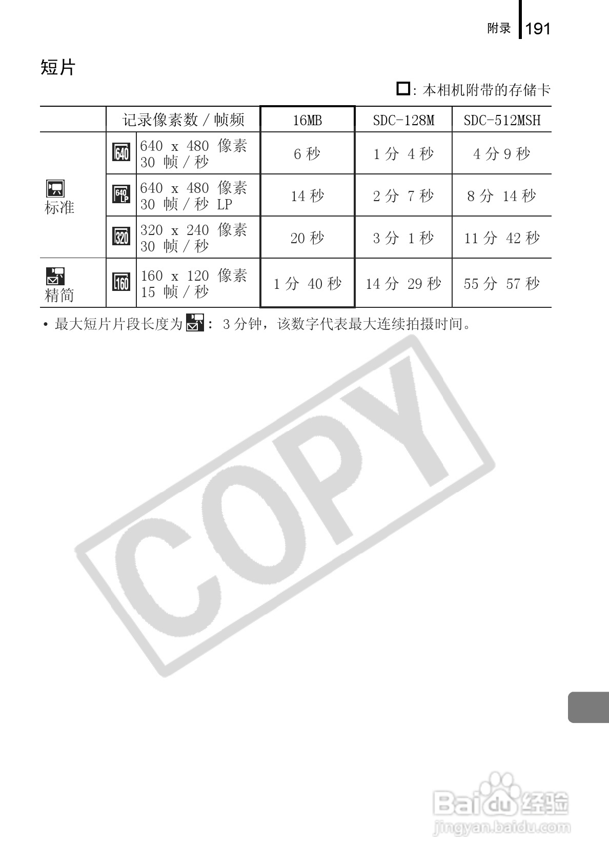 佳能PowerShot A720 IS数码相机使用说明书:[20]