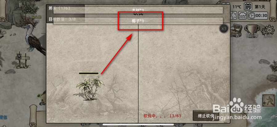 荒岛求生怎么获得椰子