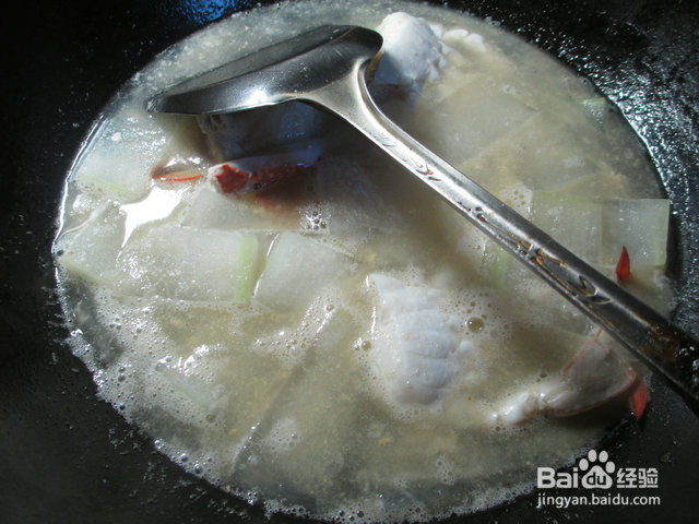 美味冬瓜螃蟹汤