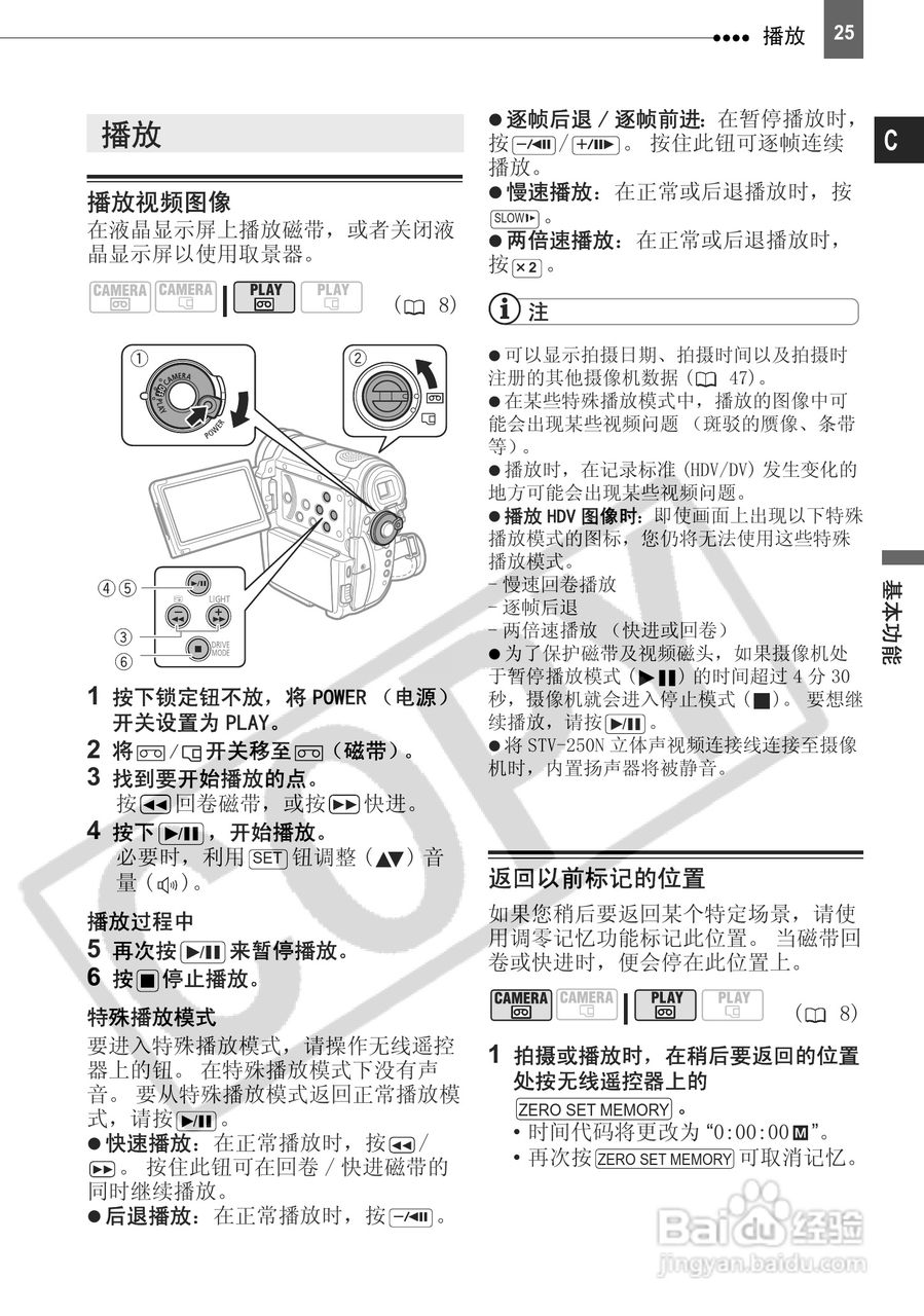 佳能HV10数码摄像机使用说明书:[3]