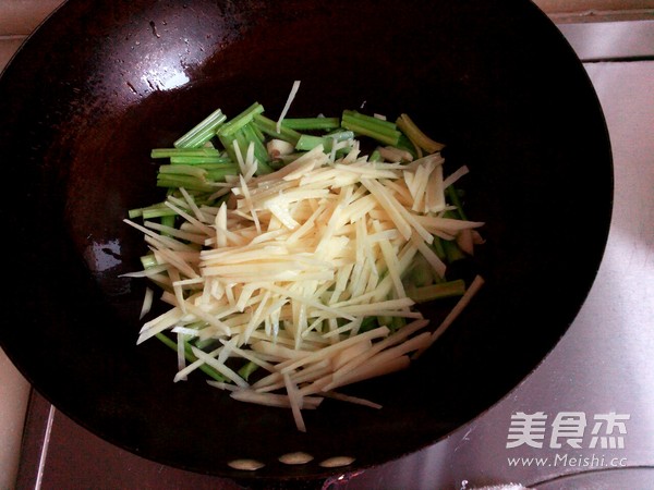 素炒三丝的做法