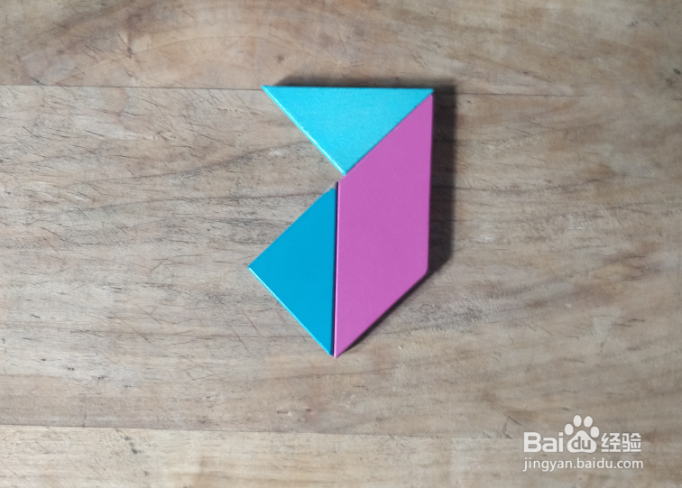 如何用七巧板拼一只老鹰图案的风筝？