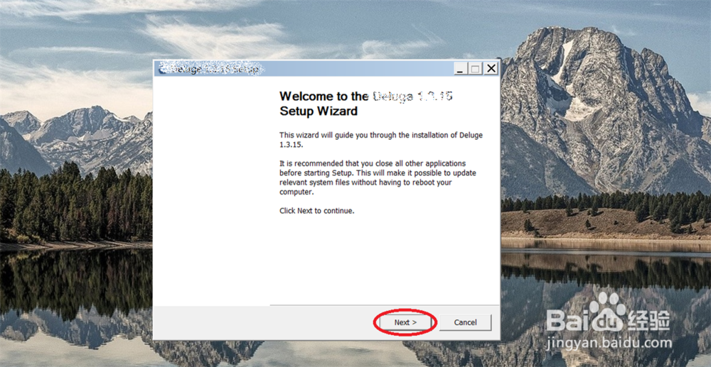windows上 安装 deluge 教程