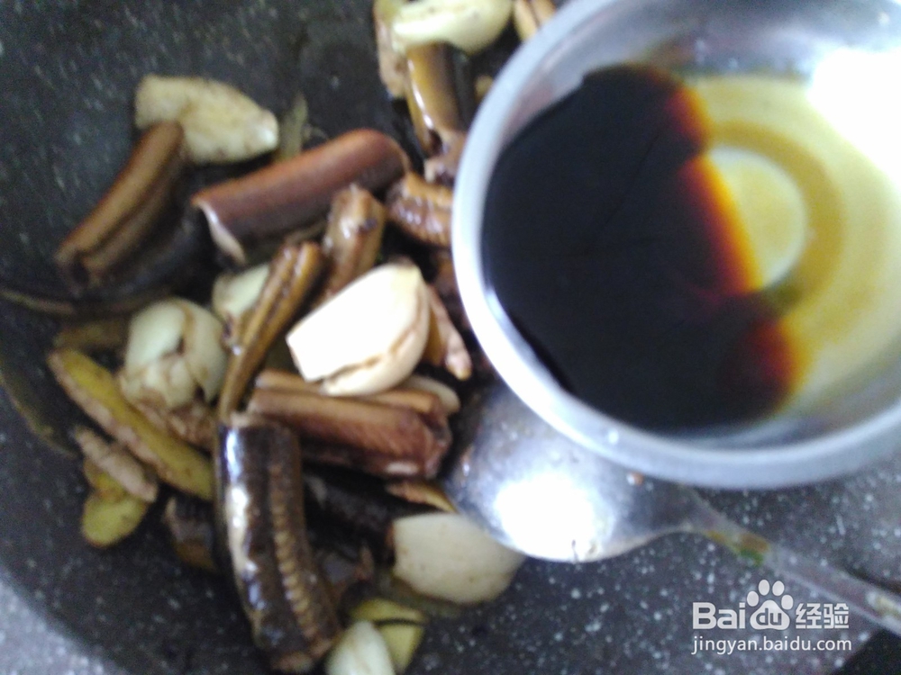 蒜米爆黄鳝的做法