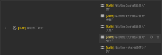 唤境的数组是什么意思