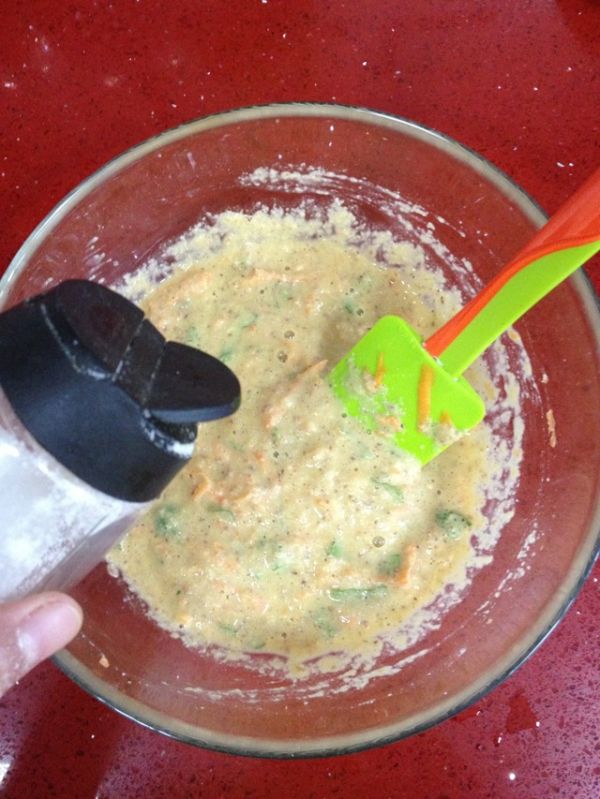 胡萝卜香菜豆渣饼