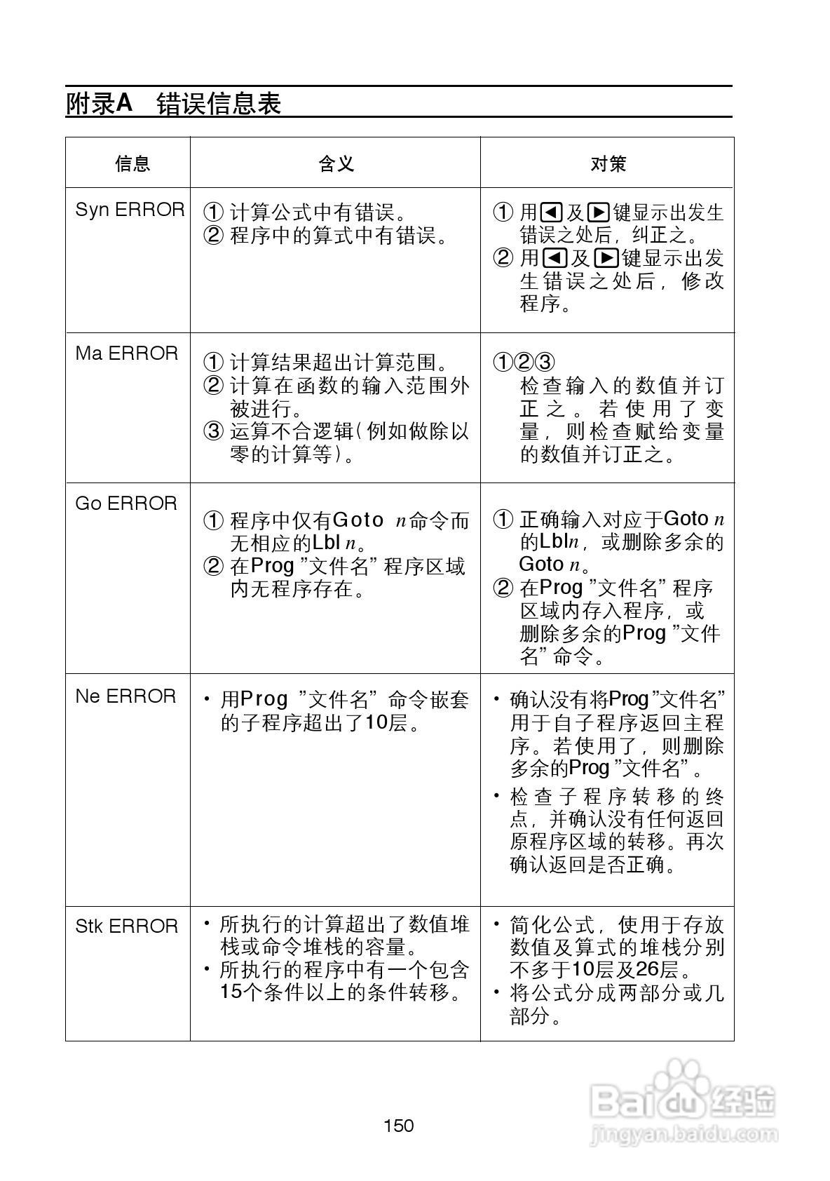 Casio FX-4800P型科学计算器说明书:[16]