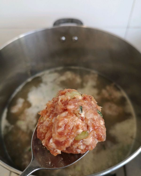 青萝卜羊肉丸子汤