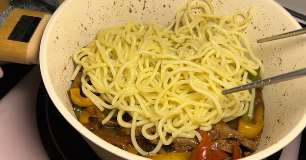 黑椒牛柳意大利面多汁又好吃