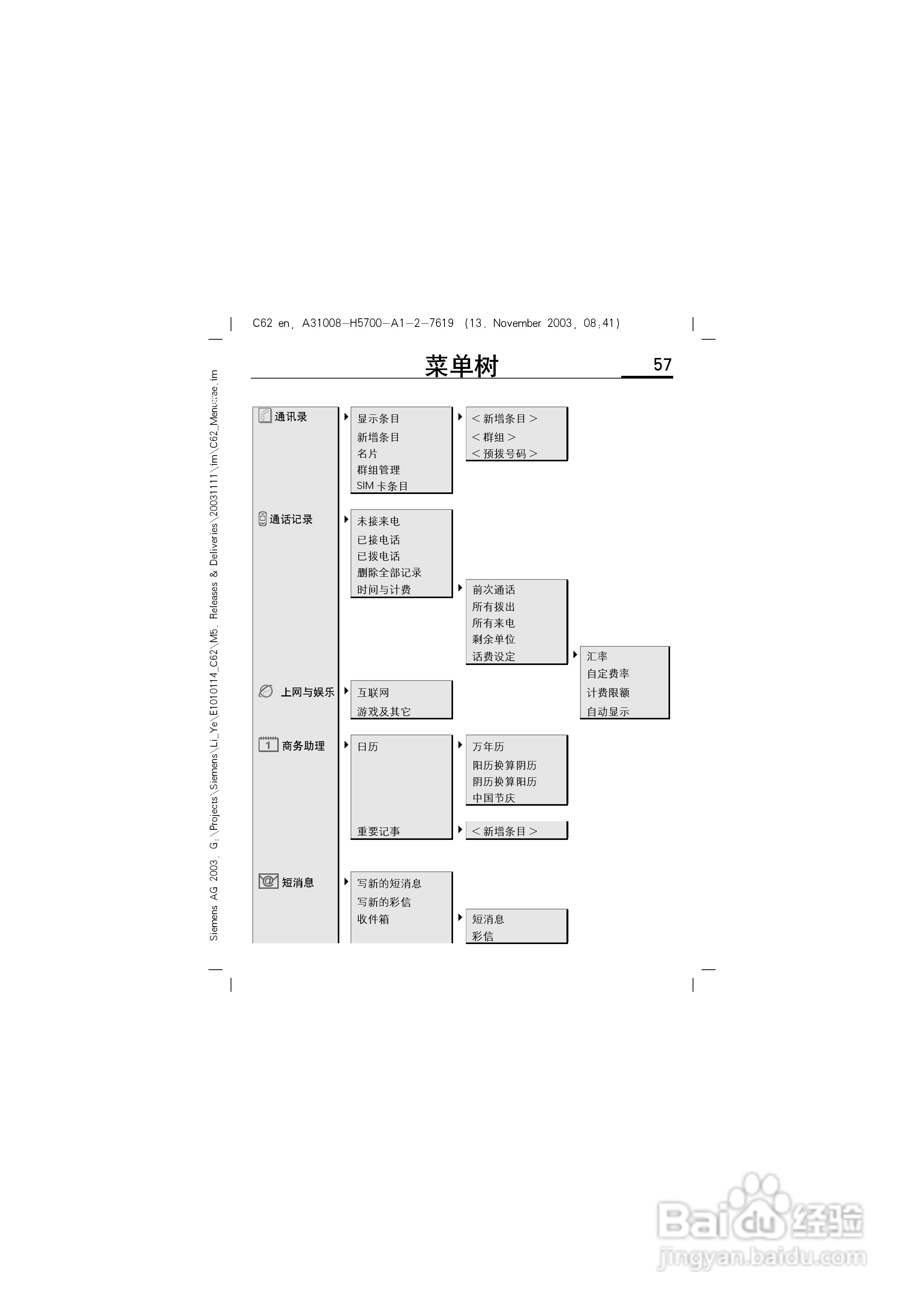 西门子C62手机使用说明书:[6]