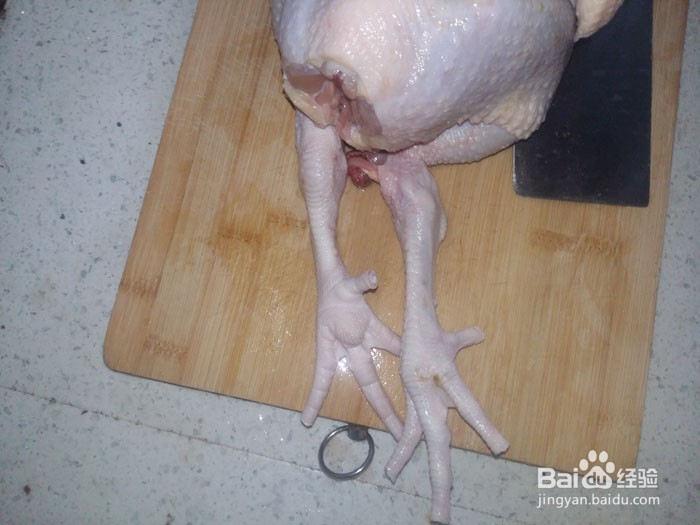 微波炉烤鸡做法。皮焦肉嫩