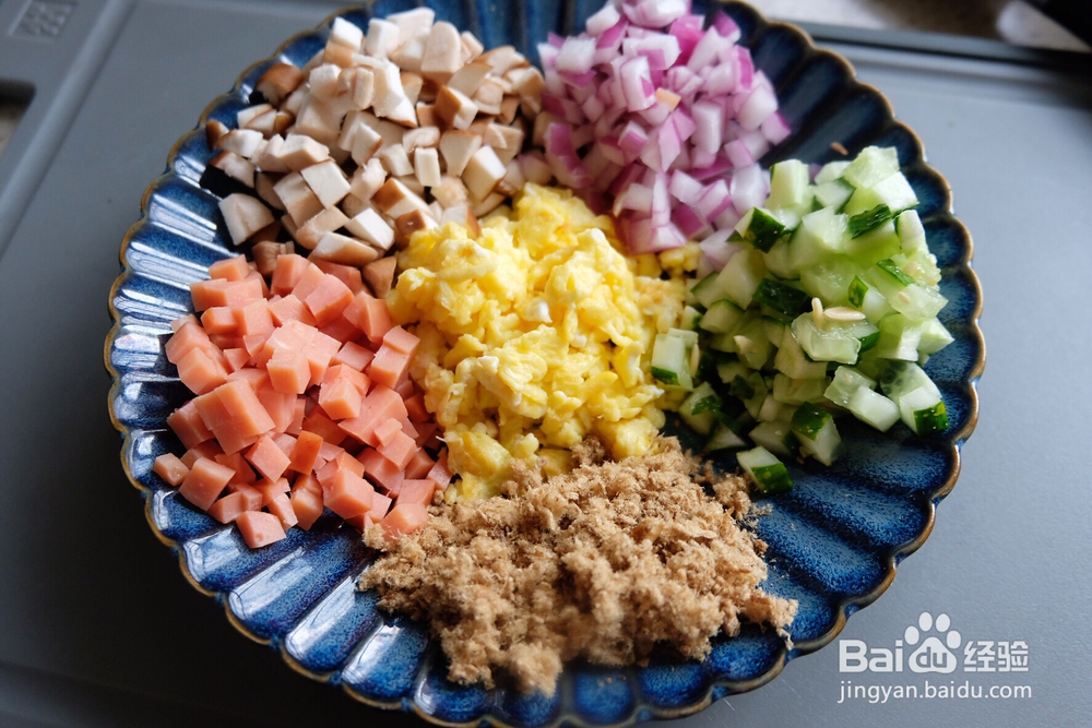 忘不掉的什锦肉松炒饭