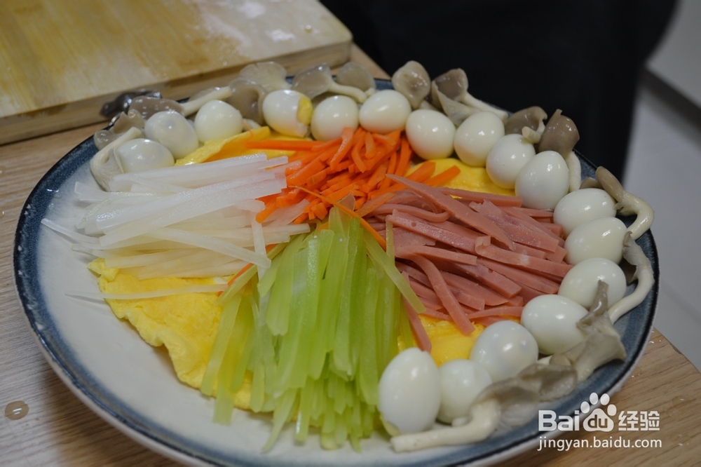 清淡电锅菜之椰汁浇丝蛋