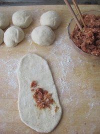 家乡味的肉末烧饼