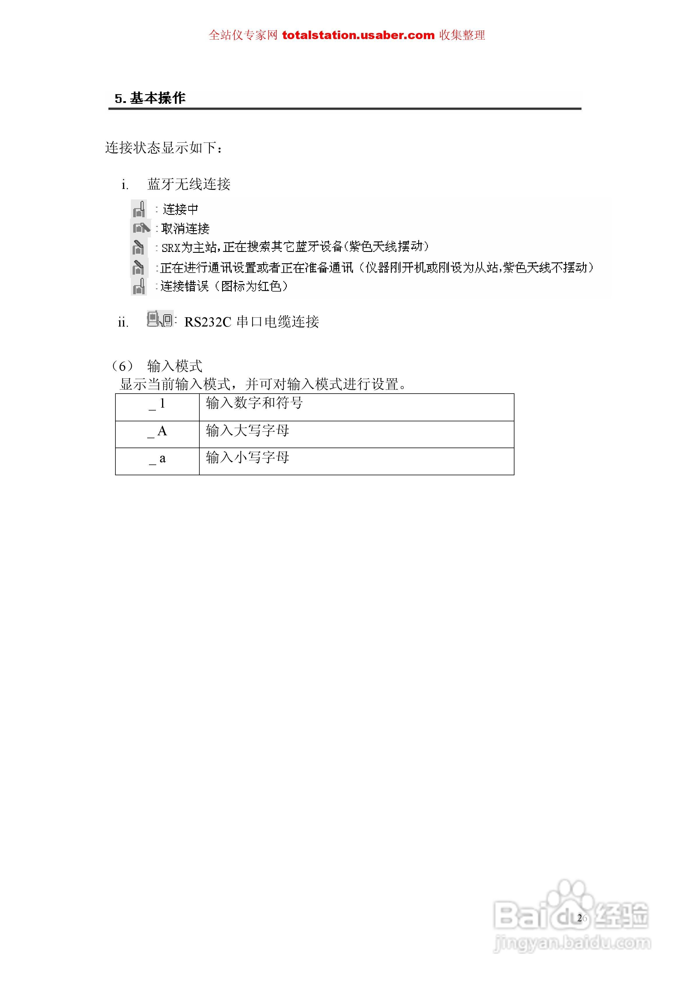 索佳SET1X电子全站仪使用说明书:[4]