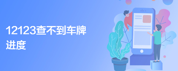 12123查不到车牌进度