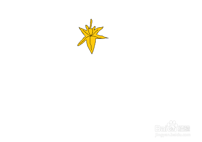 简笔画之枫叶的画法