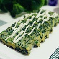 教你做菠菜鸡蛋糕