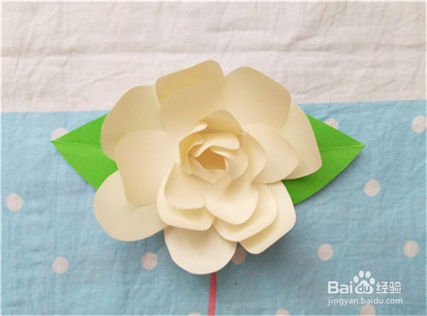 这朵栀子花竟然是纸做的?我震撼了!