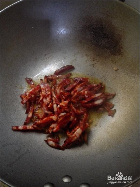 怎样做香肠千张丝