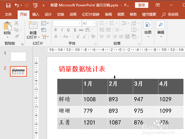 怎么在ppt里加入表格
