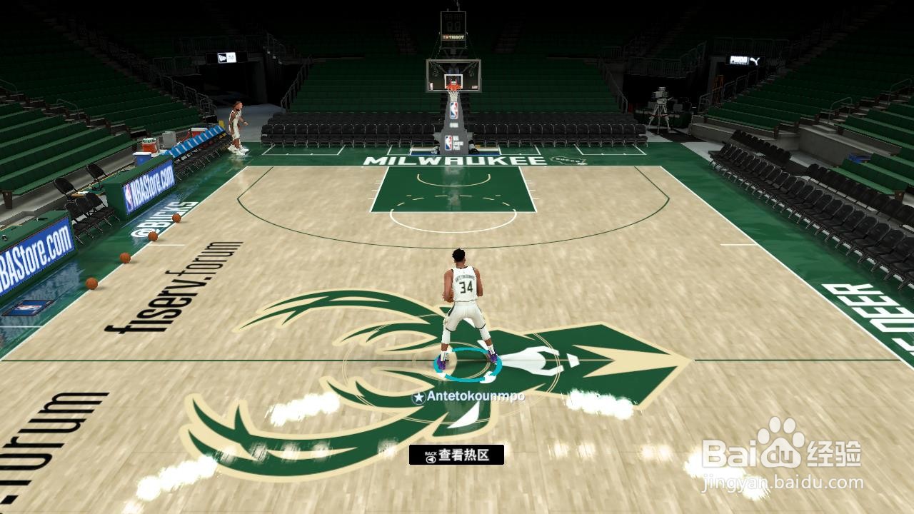 NBA2K20终极联盟模式怎么在训练馆打开热区