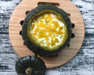 小南瓜牛奶炖蛋怎么做