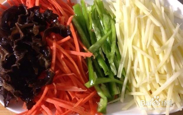 鱼香肉丝土豆丝