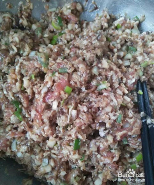 香菇馅儿滴烫面蒸饺