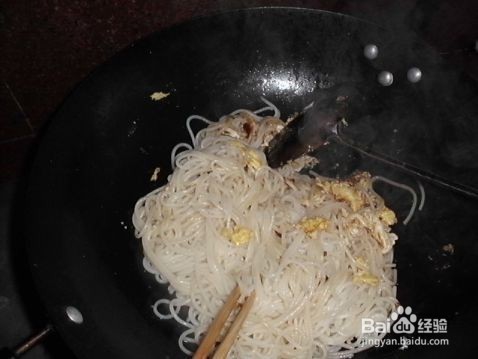 鸡蛋炒粉妙招