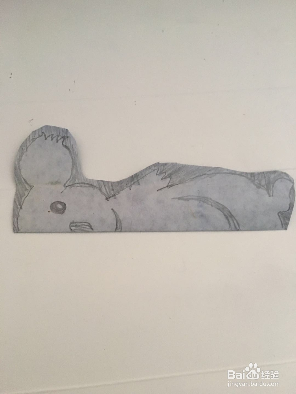 一只呆萌憨厚的树袋熊 怎样用彩纸裁剪