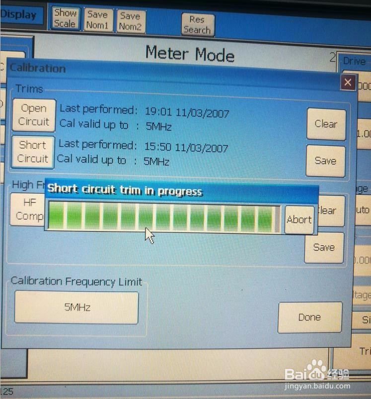 高温介电温谱测量系统仪器校准