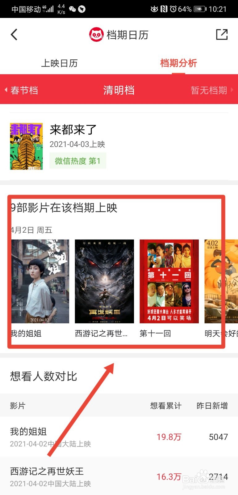 2021年清明档期有哪些电影上映