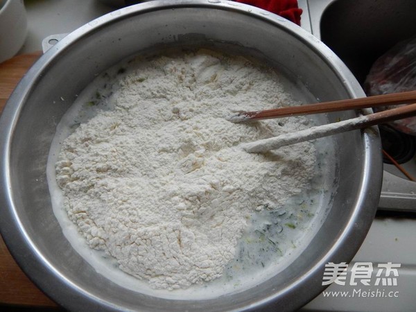 青菜豆渣煎饼