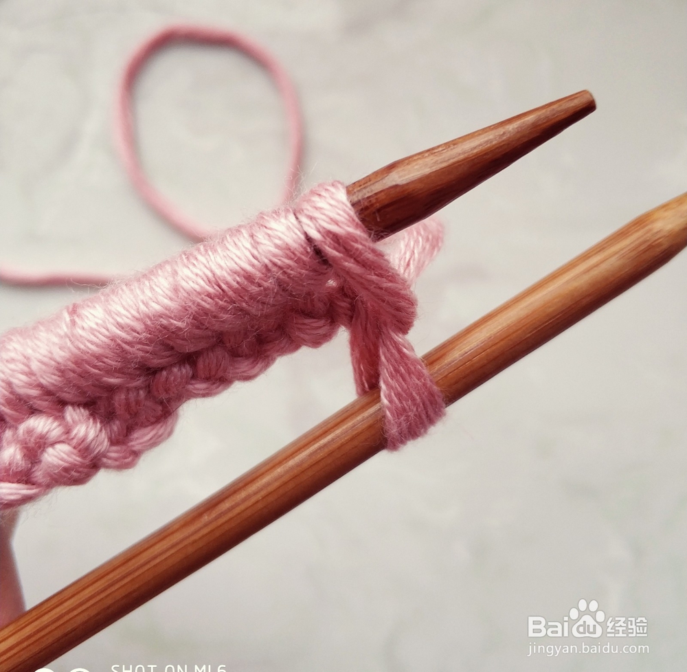 方块针的围巾织发