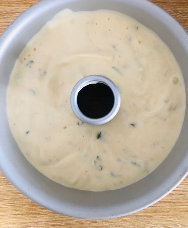 香葱肉松火腿蛋糕