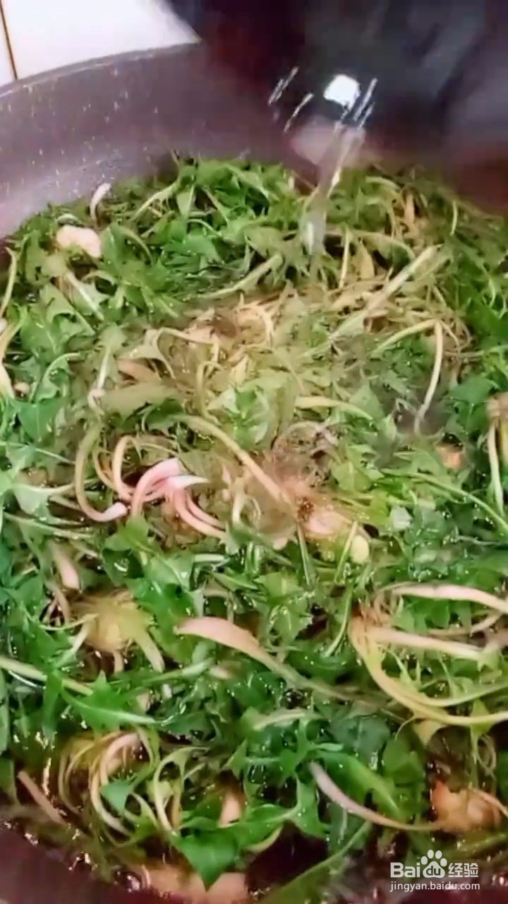 如何自制美味好吃的凉拌蒲公英