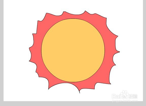 flash如何绘制一个太阳公公的形象教程