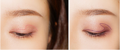 秋季金属妆容教程