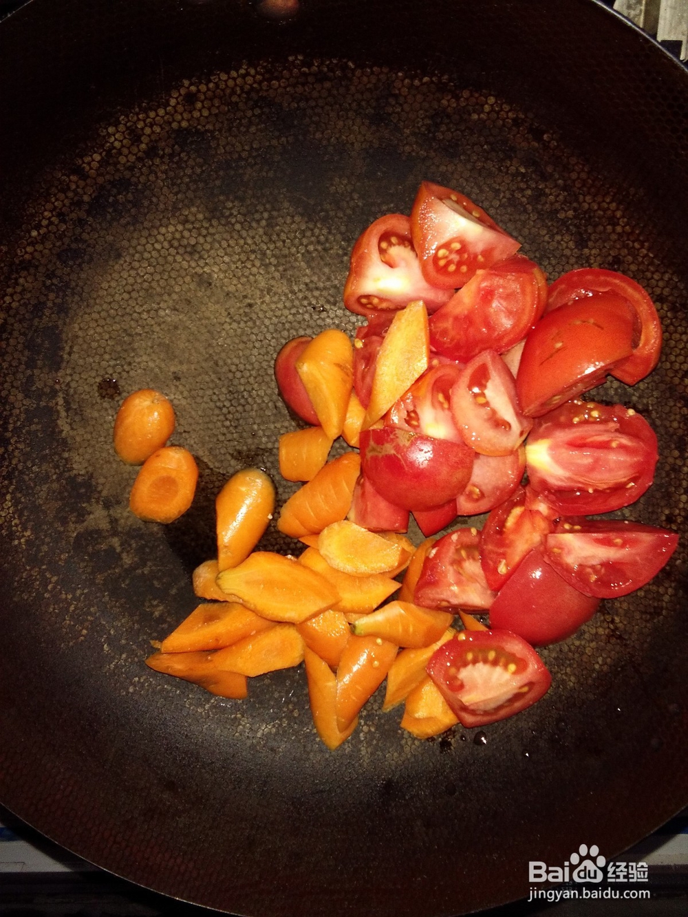 胡萝卜番茄牛肉汆汤