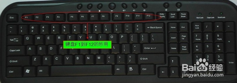 <b>电脑键盘上F1到F12都有什么作用</b>