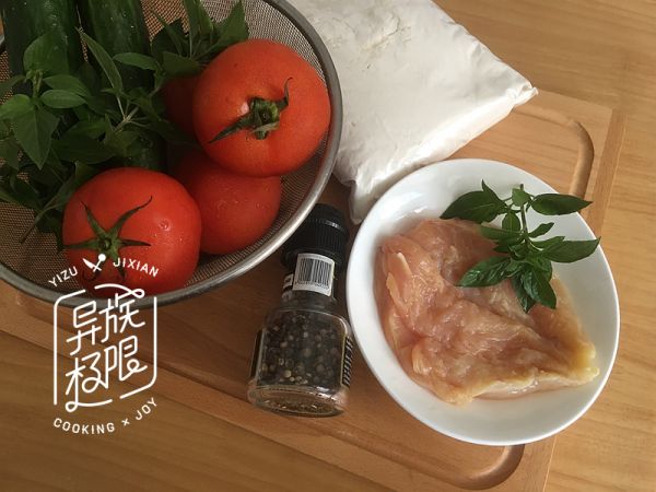 鸡丝西红柿手擀面