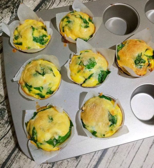 芝士蔬菜鸡蛋杯