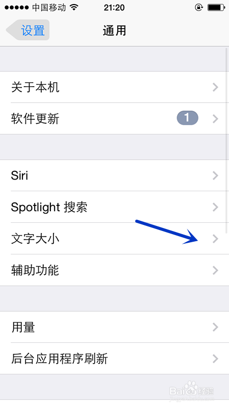 苹果手机怎么改变字体